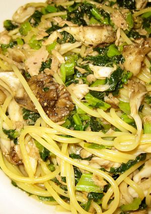 大根の葉とツナの和風パスタ-レシピのメイン写真
