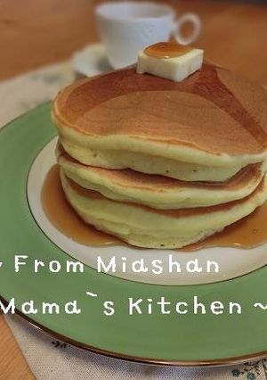 絹ごし豆腐でふわもち♡絹肌ホットケーキ☆-レシピのメイン写真