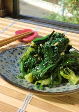 ほうれん草のダブル海苔胡麻和え-レシピのメイン写真