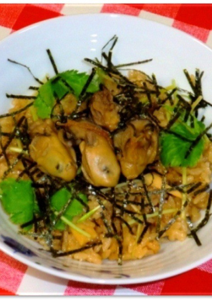 牡蠣の炊き込みご飯アレンジ-レシピのメイン写真