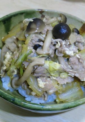 すき焼き風丼-レシピのメイン写真