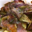 塩麹レシピ☆豚肉とさつまいものハーブ焼き