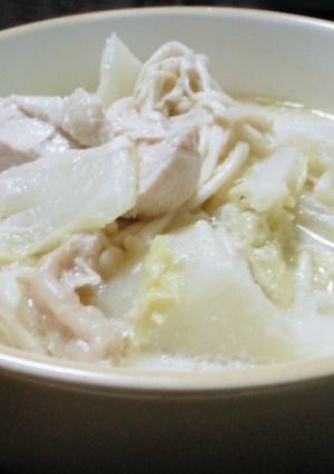 簡単！白菜と鶏肉のクリーム煮もどき-レシピのメイン写真
