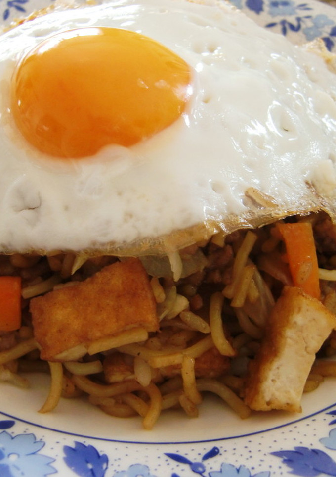 厚揚げと野菜のそばめし-レシピのメイン写真