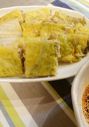 白菜とエノキの重ね蒸し焼き☆-レシピのメイン写真