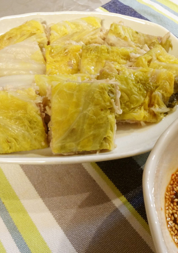 白菜とエノキの重ね蒸し焼き☆-レシピのメイン写真