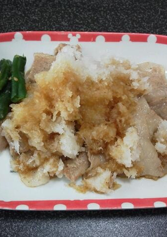 ぱぱっと！豚肉の大根おろしのせ♪-レシピのメイン写真