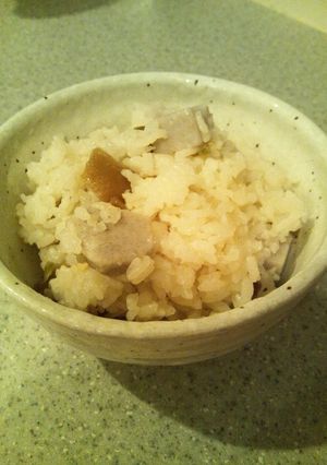 簡単☆里芋とザーサイの炊き込みご飯-レシピのメイン写真