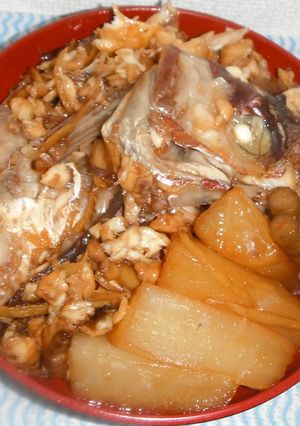 パパの鯛のあら炊き-レシピのメイン写真
