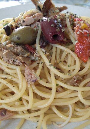 アンティパストでパスタ-レシピのメイン写真