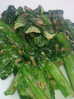 葉モノ野菜のマヨおかか和え-レシピのメイン写真