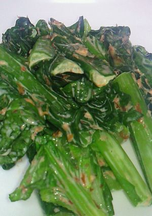 葉モノ野菜のマヨおかか和え-レシピのメイン写真