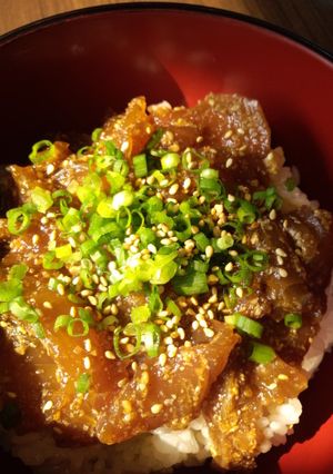 メジナ（グレ）の漬丼！残りはユッケ♪-レシピのメイン写真