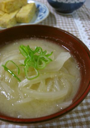 玉ねぎみそ汁-レシピのメイン写真