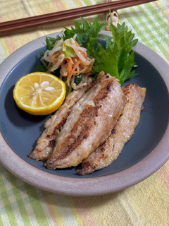 鯵のこんがり米粉焼き♪-レシピのメイン写真