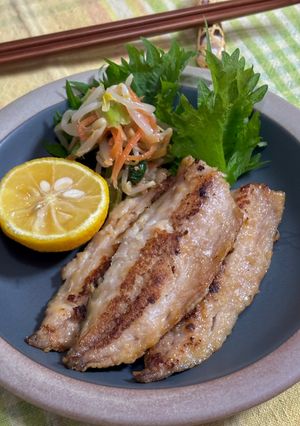 鯵のこんがり米粉焼き♪-レシピのメイン写真