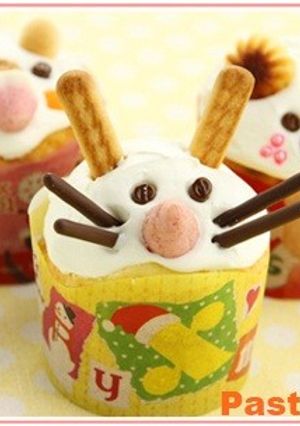 家にあるお菓子で★アニマルマフィン-レシピのメイン写真