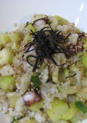 セロリ☆蛸　炒飯-レシピのメイン写真