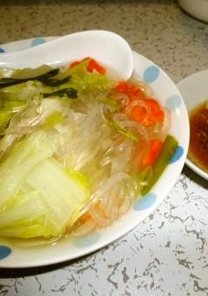 水から作れる♪簡単春雨スープ-レシピのメイン写真