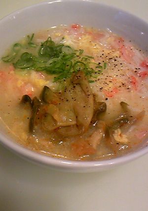 カニカマ雑炊-レシピのメイン写真