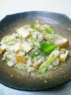 厚揚げとネギのチャーハン-レシピのメイン写真