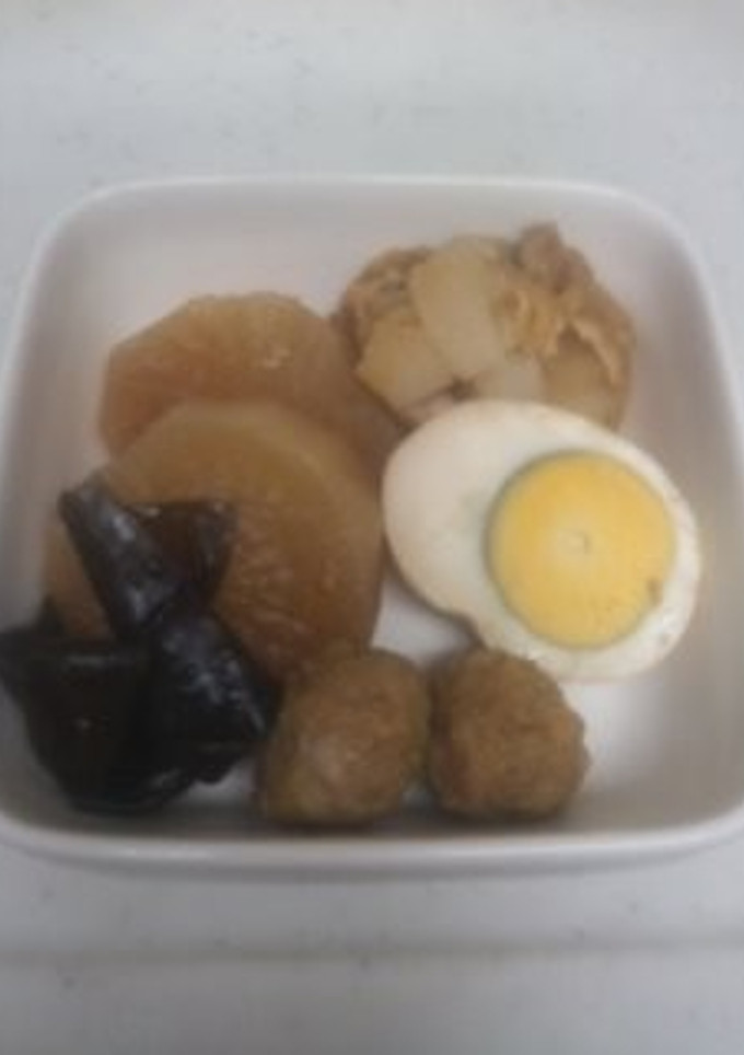 大根とジャガイモ入り油揚げの煮物-レシピのメイン写真