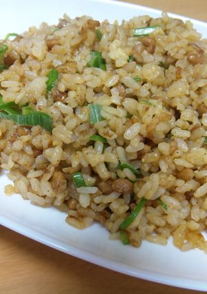 パラパラな納豆チャーハン！コツは…☆-レシピのメイン写真