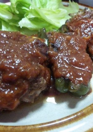 余った柿で♪ハンバーグソース-レシピのメイン写真