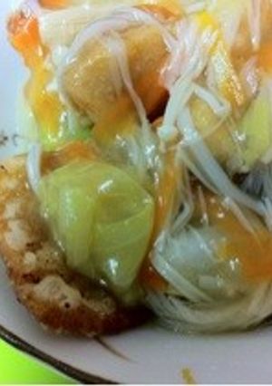 鶏唐揚げの野菜あんかけ-レシピのメイン写真