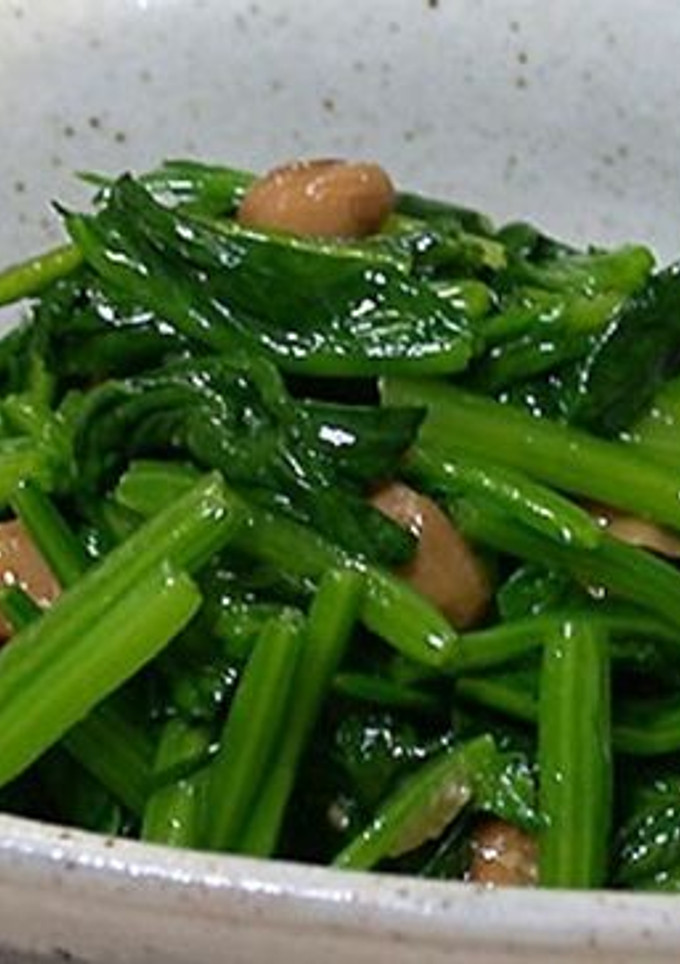 超簡単★ほうれん草の納豆和え-レシピのメイン写真