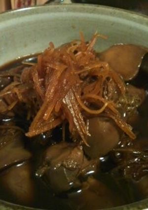 鶏レバーのしょうが煮-レシピのメイン写真