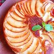 フライパンで簡単!カラメルアップルケーキ