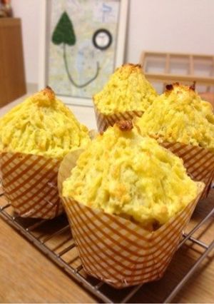 ハニースイートポテトマフィン-レシピのメイン写真