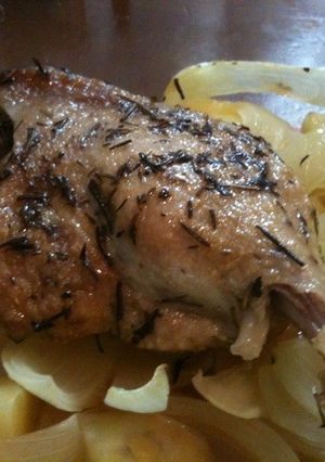 鴨骨付きもも肉のロースト-レシピのメイン写真
