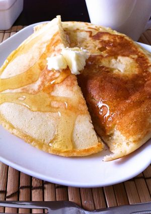小麦粉からつくるパンケーキ-レシピのメイン写真