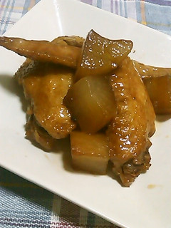 手羽先と大根の照り煮-レシピのメイン写真