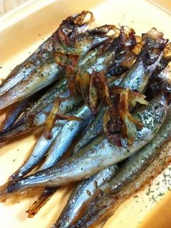 ししゃものにんにく酒蒸し-レシピのメイン写真