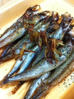 ししゃものにんにく酒蒸し-レシピのメイン写真