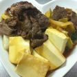 風邪ダウン息子の為・滋養強壮肉豆腐