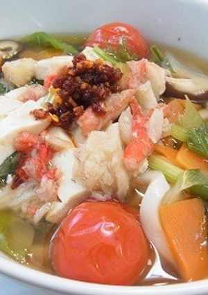 サンラータンうどん-レシピのメイン写真