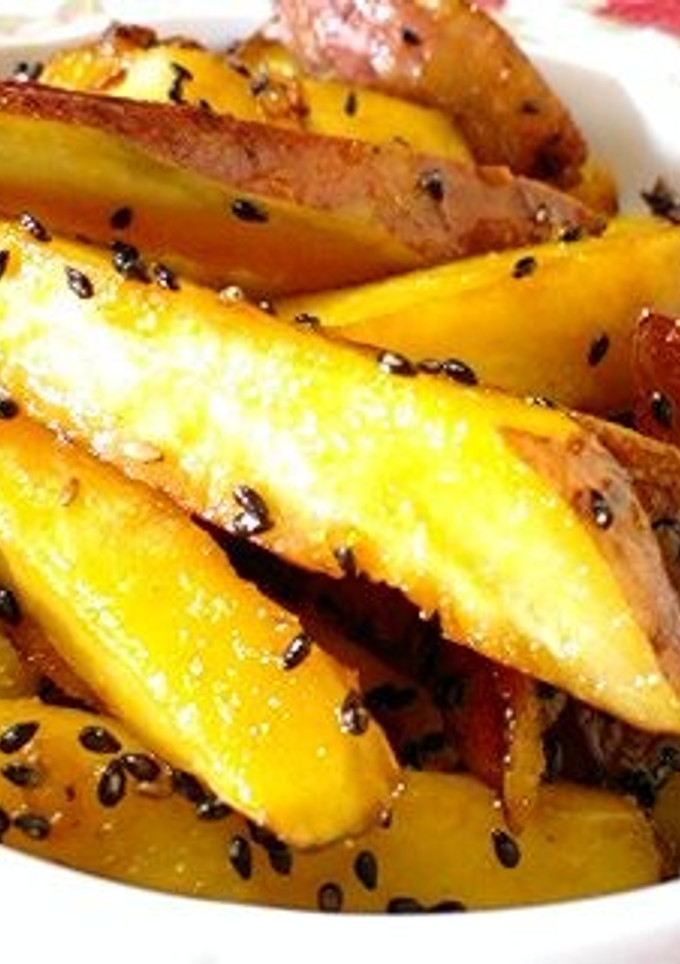 さつまいもの黒ごまバター砂糖醤油♡-レシピのメイン写真