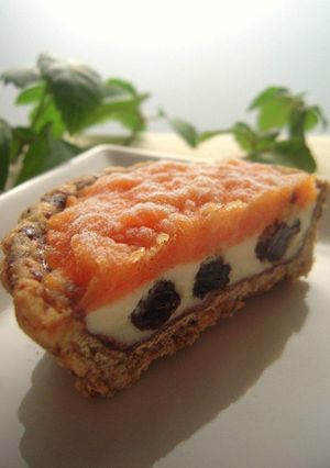 ゴディバを真似て✿アイスタルト＊大人柿味-レシピのメイン写真