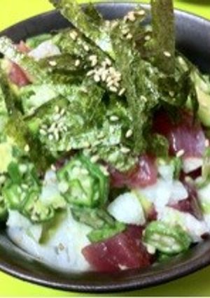 ねばとろマグロ丼-レシピのメイン写真