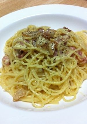 保存食材ですぐできちゃう☆カルボナーラ☆-レシピのメイン写真