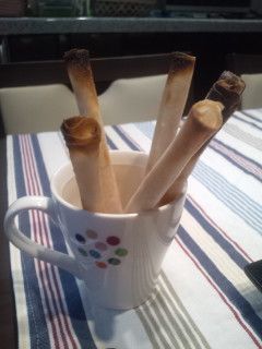 簡単おつまみ~春巻きの皮でスティック!-レシピのメイン写真