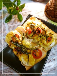 茹で卵の和風カレートースト-レシピのメイン写真