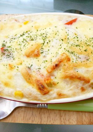 クリ~ミ~♡トマツナコーンの豆腐グラタン-レシピのメイン写真