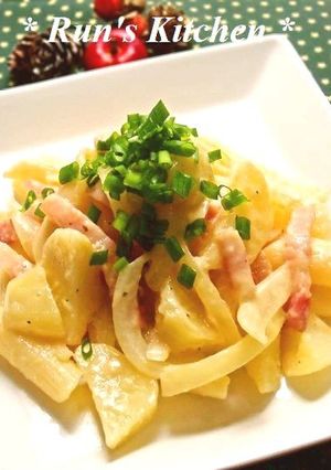 ✽カルボナーラ風♪ほくほくジャガサラダ✽-レシピのメイン写真