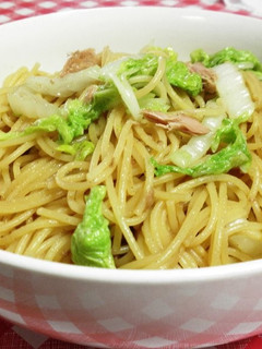 白菜とツナの和風パスタ☆生姜入り-レシピのメイン写真