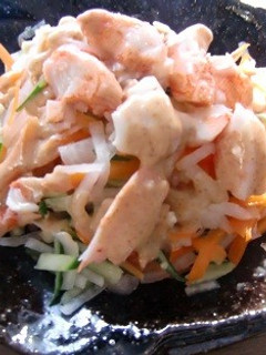 三色なますとカニかまのGABANサラダ-レシピのメイン写真